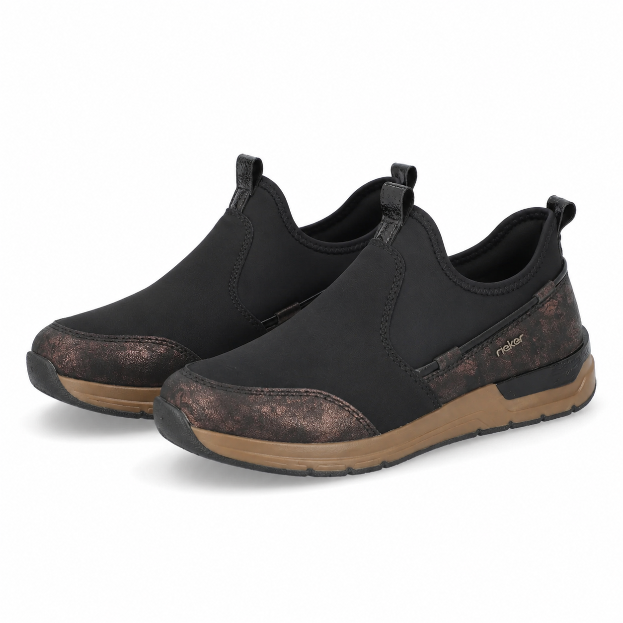 GHETE CASUAL DAMA RIEKER 58954-00 NEGRE