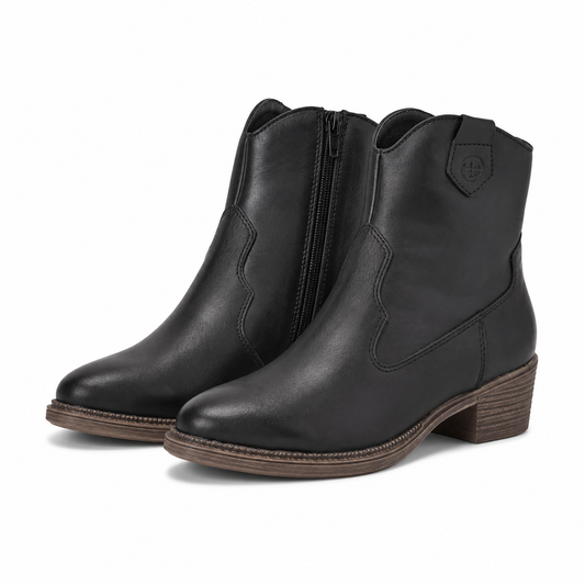 GHETE CASUAL DAMA RIEKER 73150-01 NEGRE
