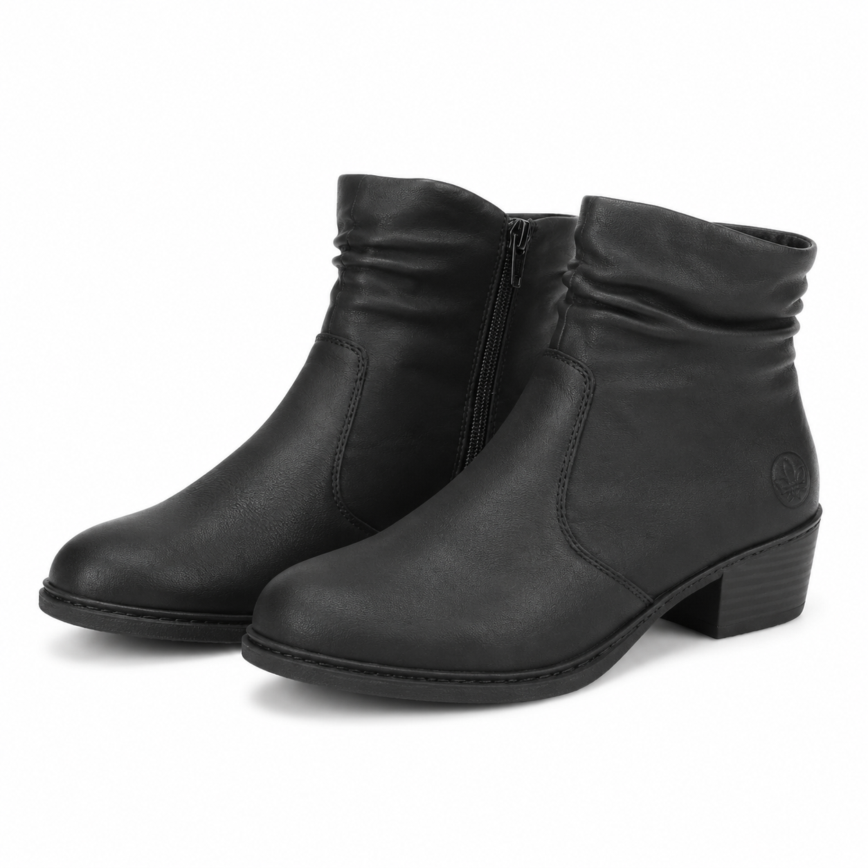 GHETE CASUAL DAMA RIEKER 75556-00 NEGRE