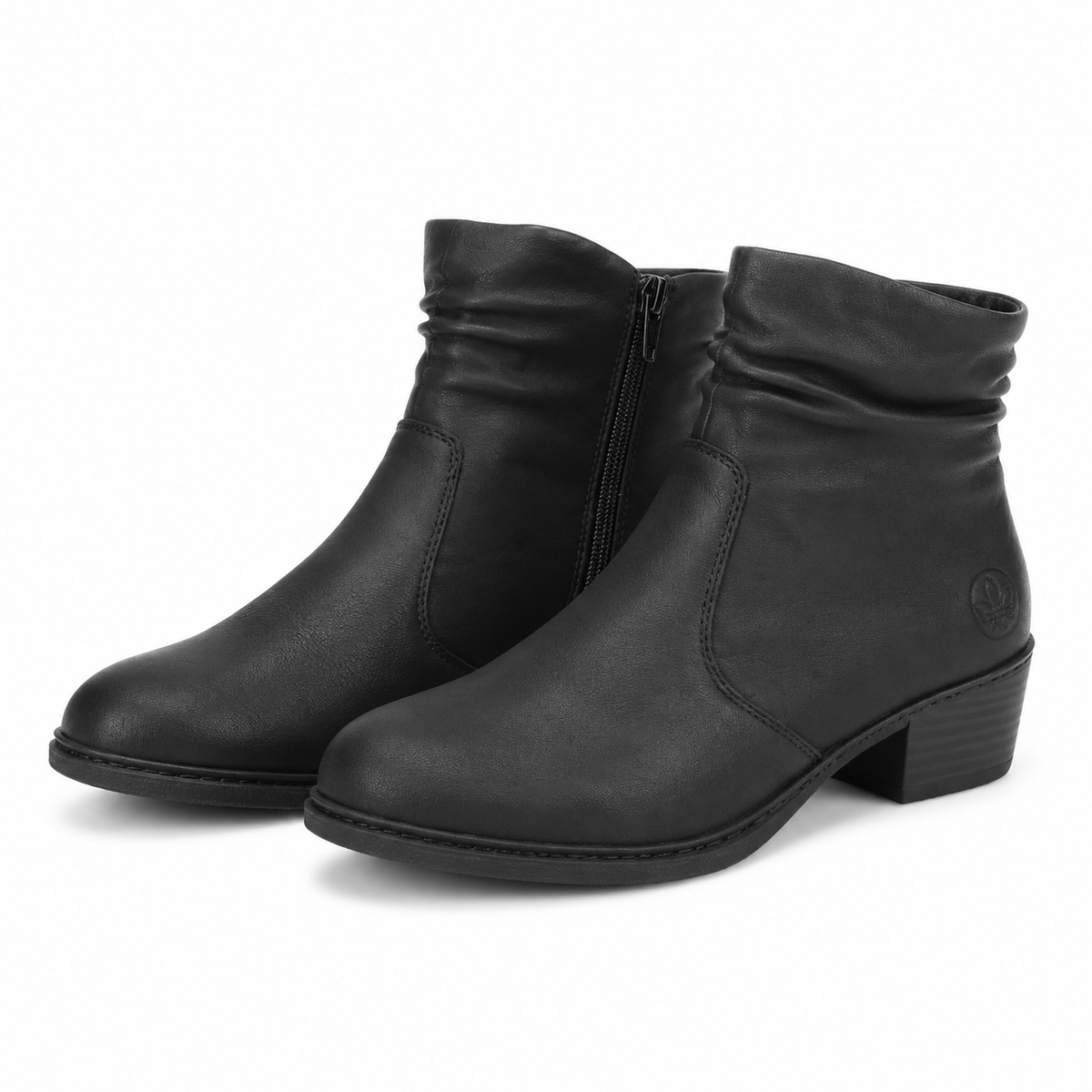 GHETE CASUAL DAMA RIEKER 75556-00 NEGRE