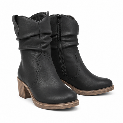 GHETE CASUAL DAMA RIEKER Y1284-00 NEGRE