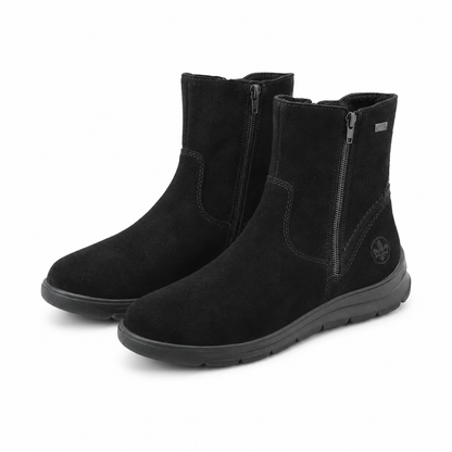 GHETE CASUAL DAMA RIEKER Z0053-00 NEGRE VELUR