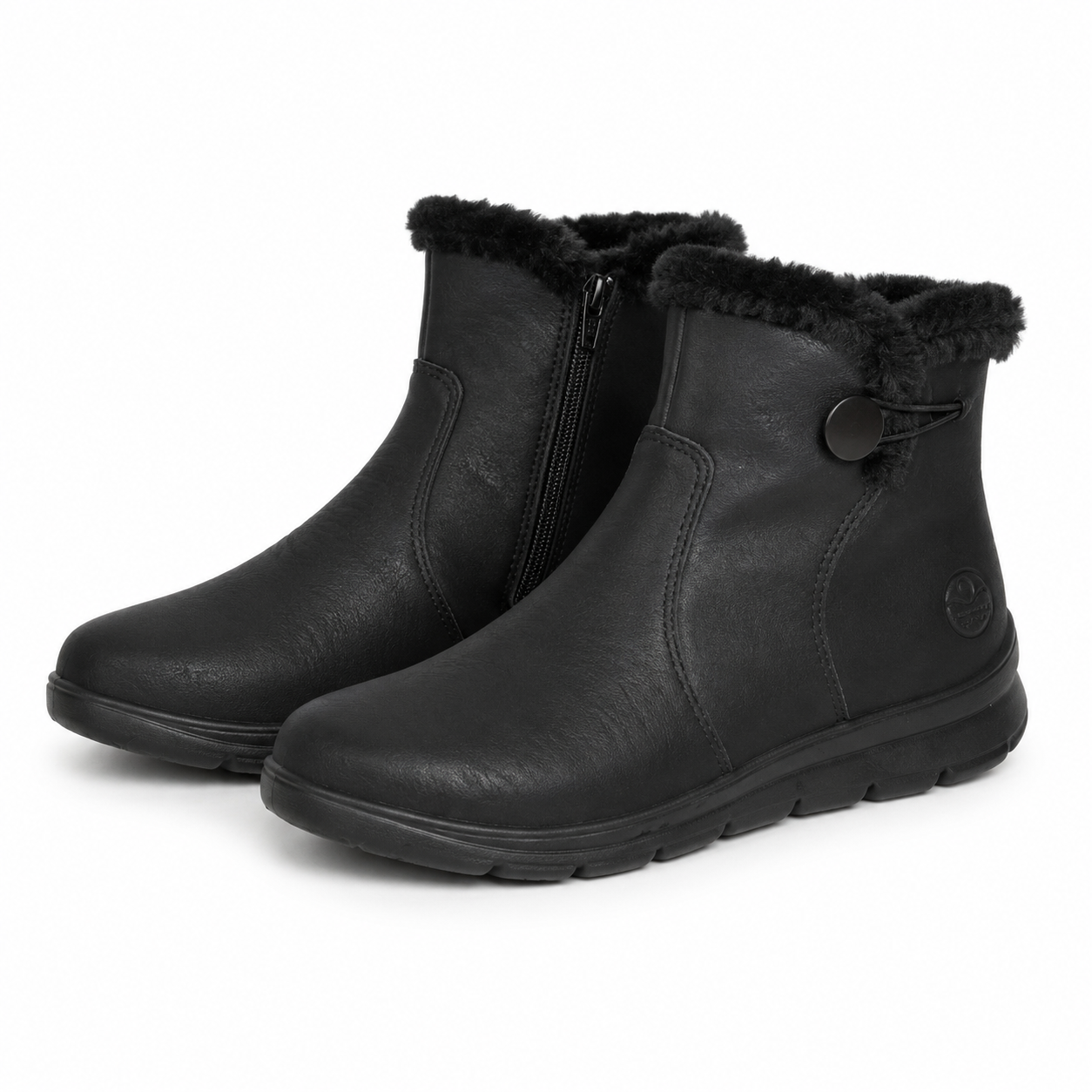 GHETE CASUAL DAMA RIEKER Z0080-00 NEGRE
