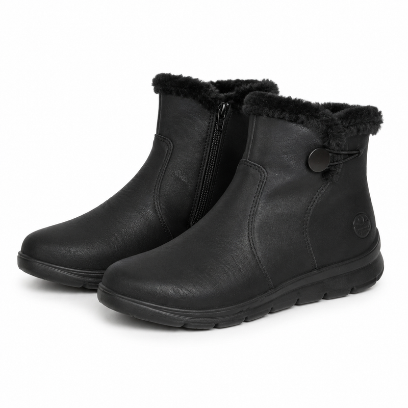 GHETE CASUAL DAMA RIEKER Z0080-00 NEGRE