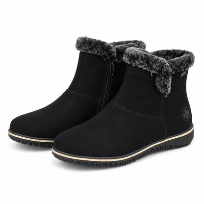 GHETE CASUAL DAMA RIEKER Z4266-00 NEGRE VELUR
