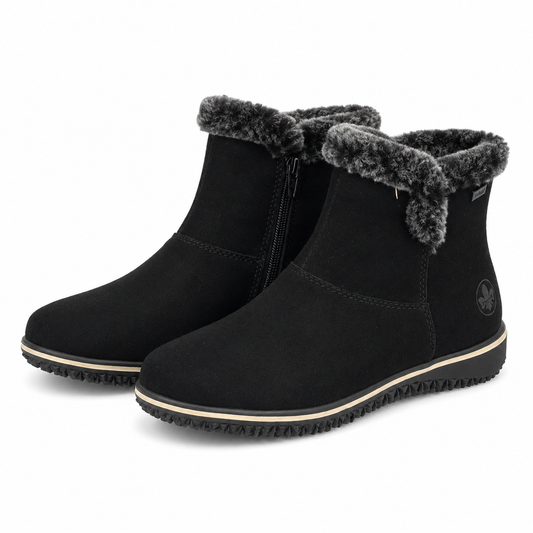GHETE CASUAL DAMA RIEKER Z4266-00 NEGRE VELUR