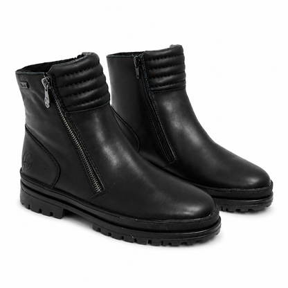 GHETE CASUAL DAMA RIEKER Z5452-00 NEGRE