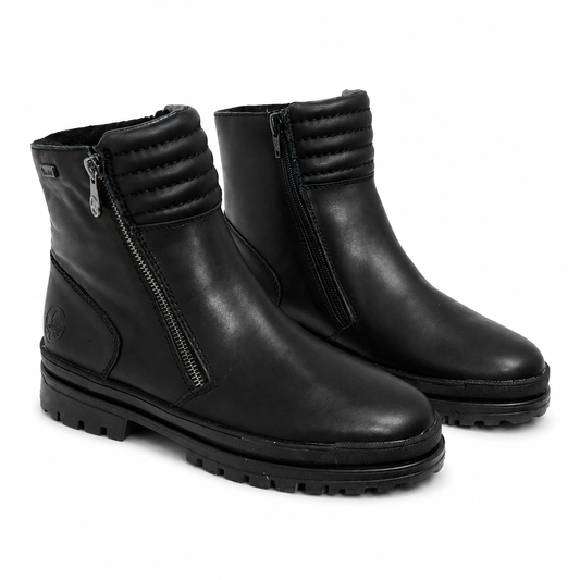 GHETE CASUAL DAMA RIEKER Z5452-00 NEGRE