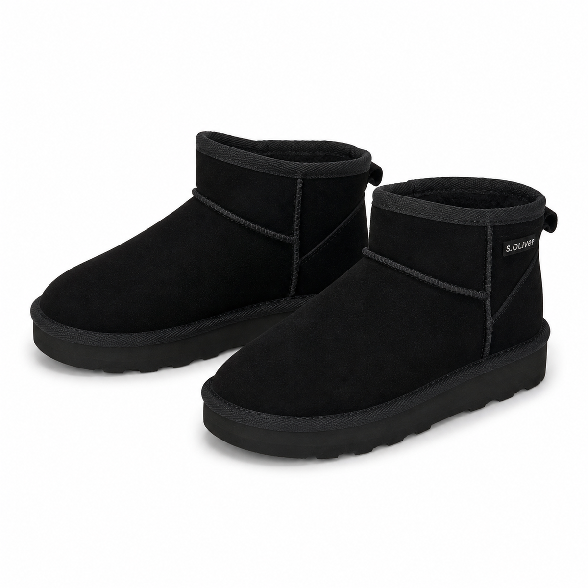 GHETE CASUAL DAMA S.OLIVER 26352-41 001 NEGRE VELUR