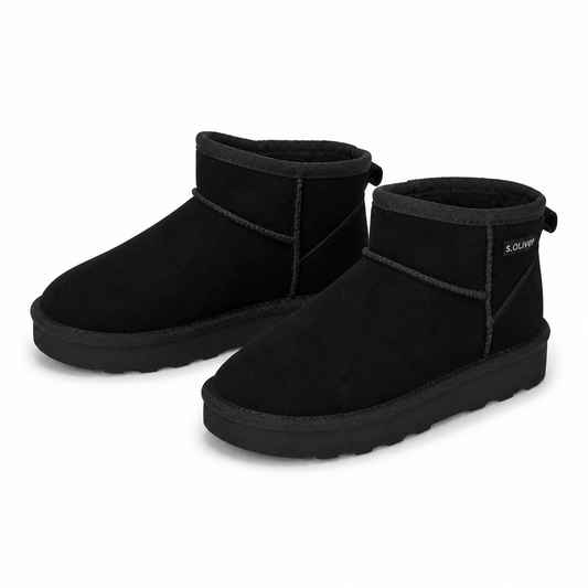 GHETE CASUAL DAMA S.OLIVER 26352-41 001 NEGRE VELUR