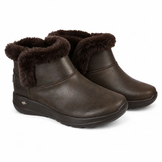 GHETE CASUAL DAMA SKECHERS 144013 CHOC MARO