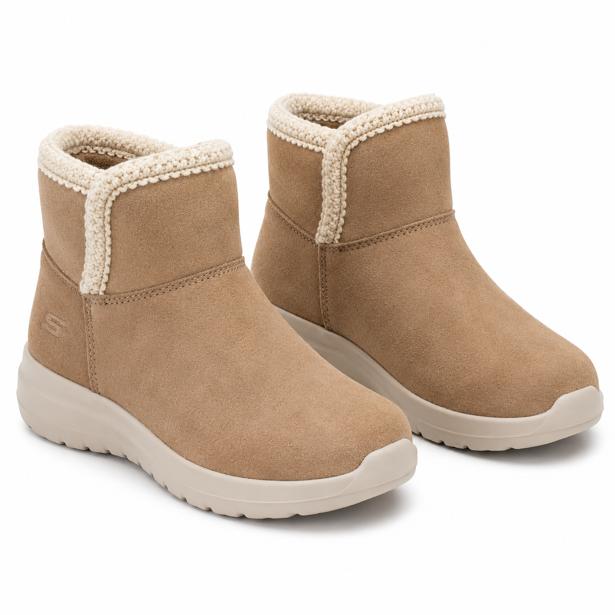 GHETE CASUAL DAMA SKECHERS 144113 TAN
