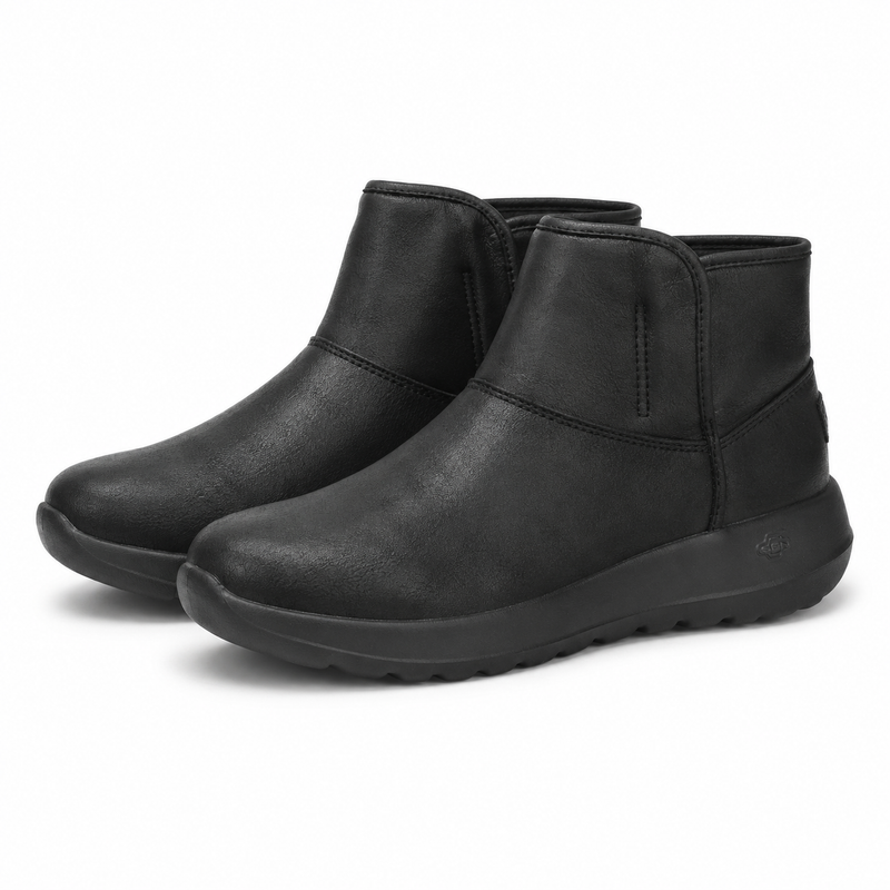 GHETE CASUAL DAMA SKECHERS 15504 NEGRE