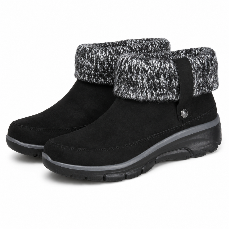 GHETE CASUAL DAMA SKECHERS 49539 BLK NEGRE