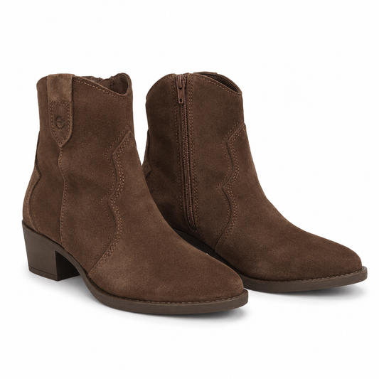 GHETE CASUAL DAMA TAMARIS 25702-41 MARO VELUR MOCCA