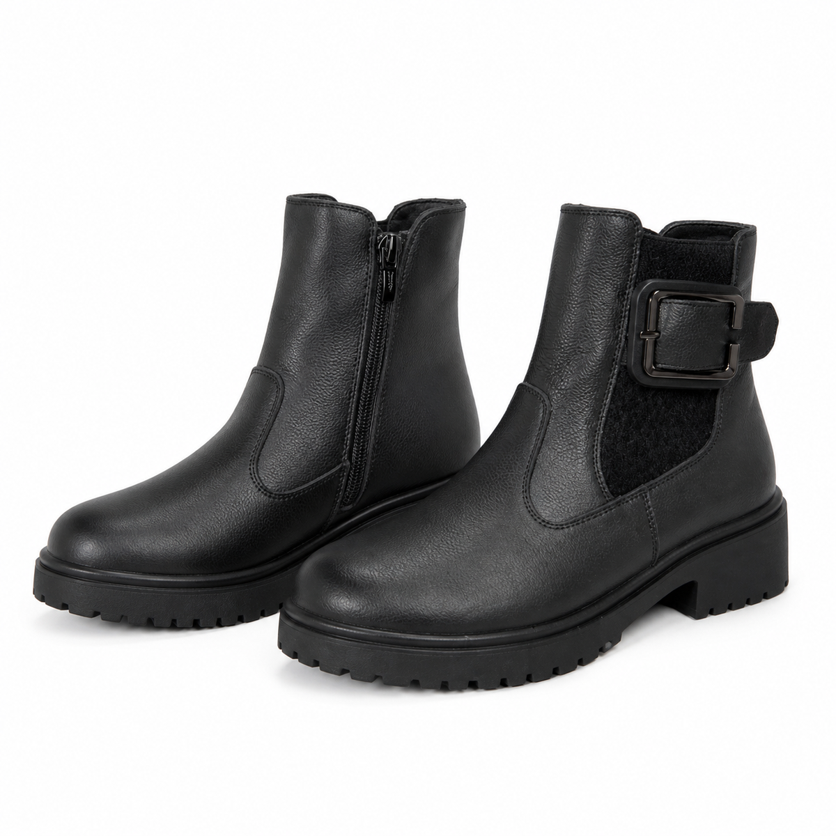 GHETE CASUAL DAMA WALDLAUFER 716815 NEGRE