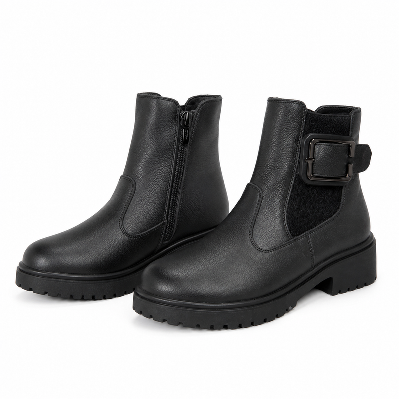 GHETE CASUAL DAMA WALDLAUFER 716815 NEGRE