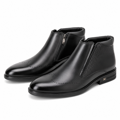 GHETE ELEGANTE BARBATI ELDEMAS H788-022 NEGRE