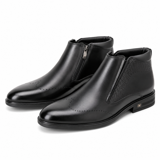 GHETE ELEGANTE BARBATI ELDEMAS H788-022 NEGRE