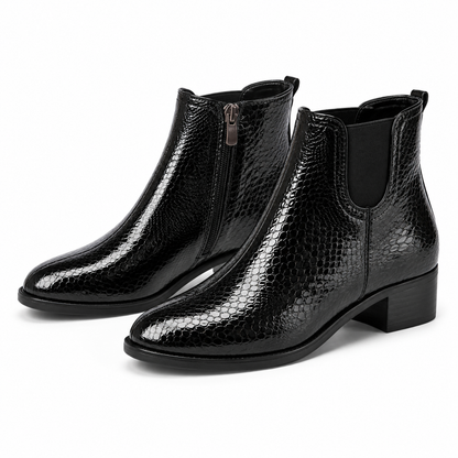 GHETE ELEGANTE DAMA DOGATI 017-9115 NEGRI CROCO