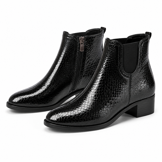 GHETE ELEGANTE DAMA DOGATI 017-9115 NEGRI CROCO