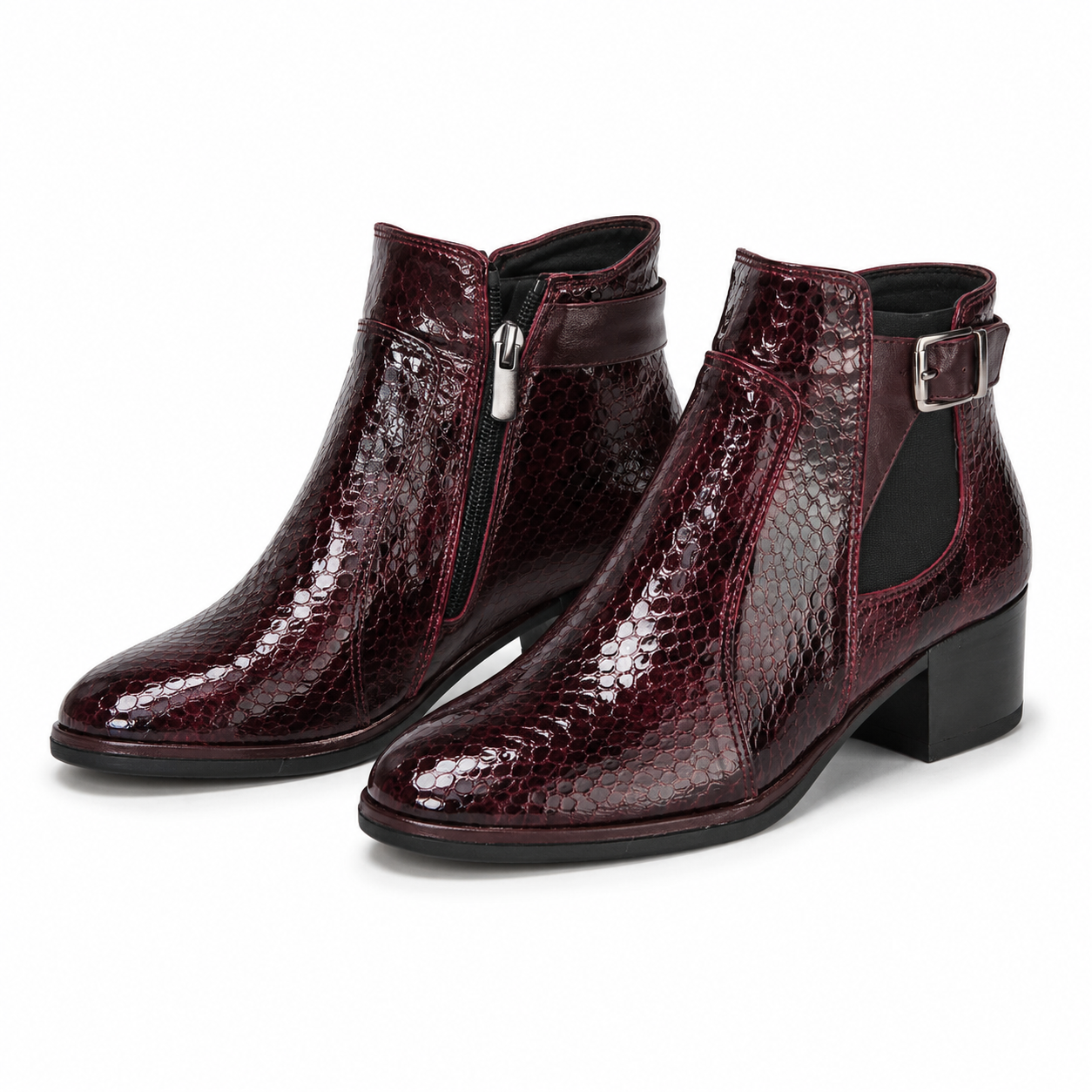 GHETE ELEGANTE DAMA DOGATI 335 BORDO CROCO