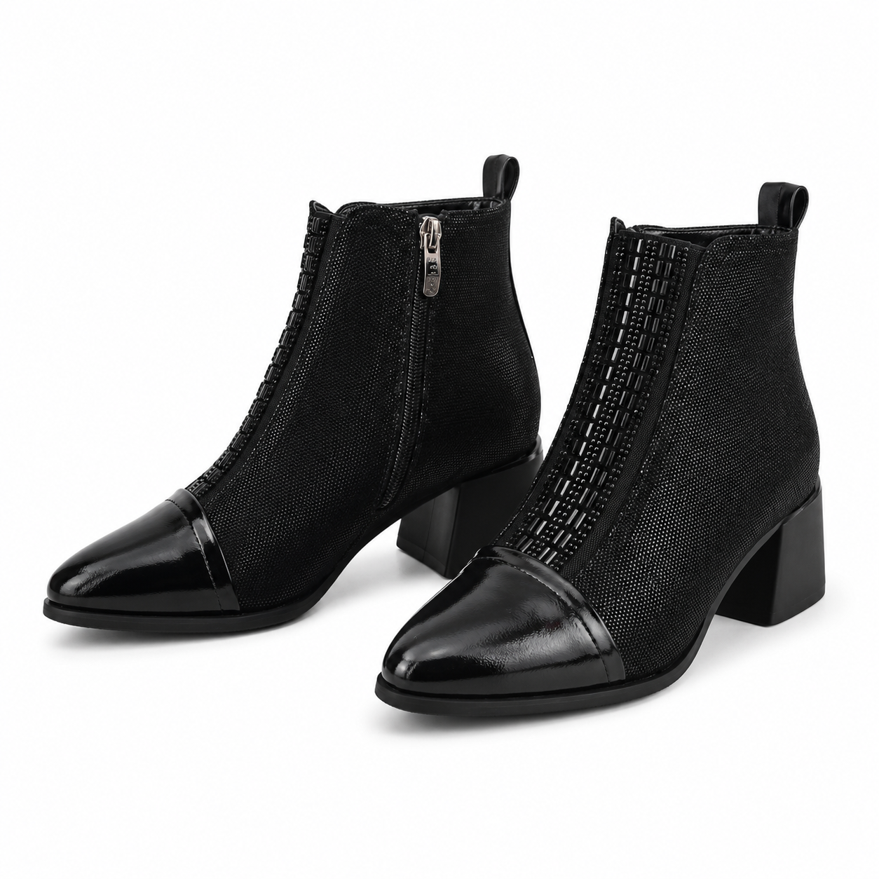 GHETE ELEGANTE DAMA EPICA 330018A 01-I NEGRE VELUR + LAC