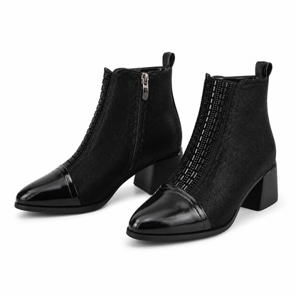 GHETE ELEGANTE DAMA EPICA 330018A 01-I NEGRE VELUR + LAC