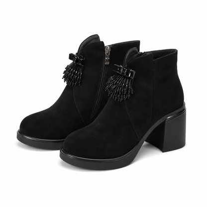 GHETE ELEGANTE DAMA EPICA 350012 01-I NEGRE VELUR