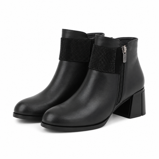 GHETE ELEGANTE DAMA EPICA QV00033B 01-N NEGRE