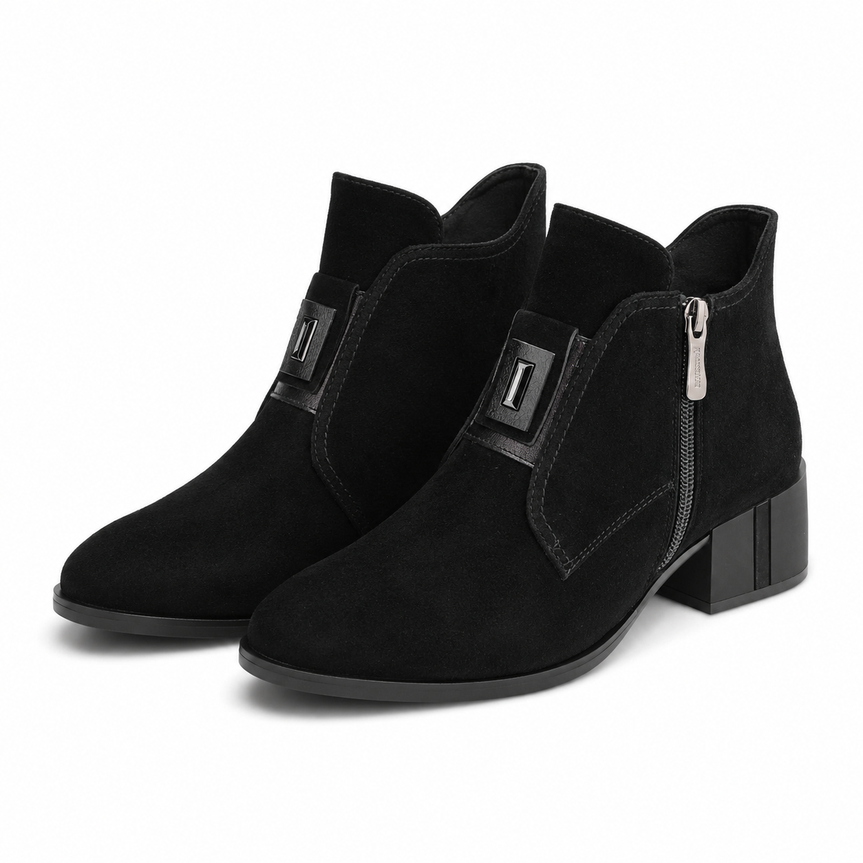 GHETE ELEGANTE DAMA KARISMA 30004B 01-I NEGRE VELUR