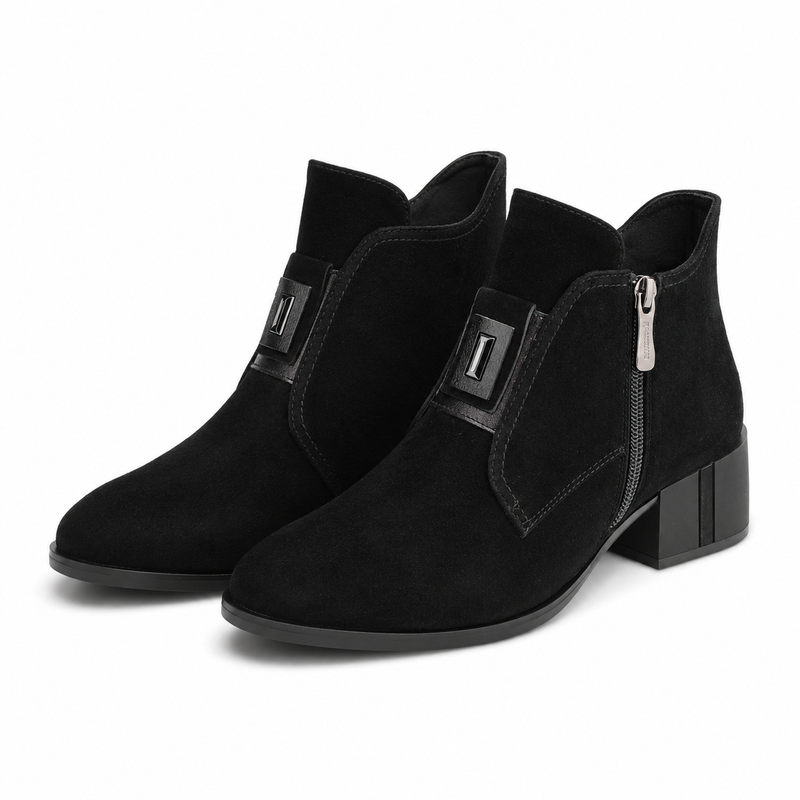 GHETE ELEGANTE DAMA KARISMA 30004B 01-I NEGRE VELUR
