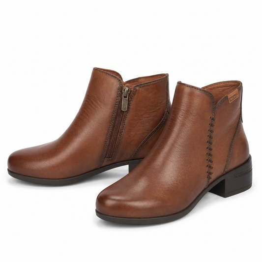 GHETE ELEGANTE DAMA PIKOLINOS W6W-8950 MARO CUERO