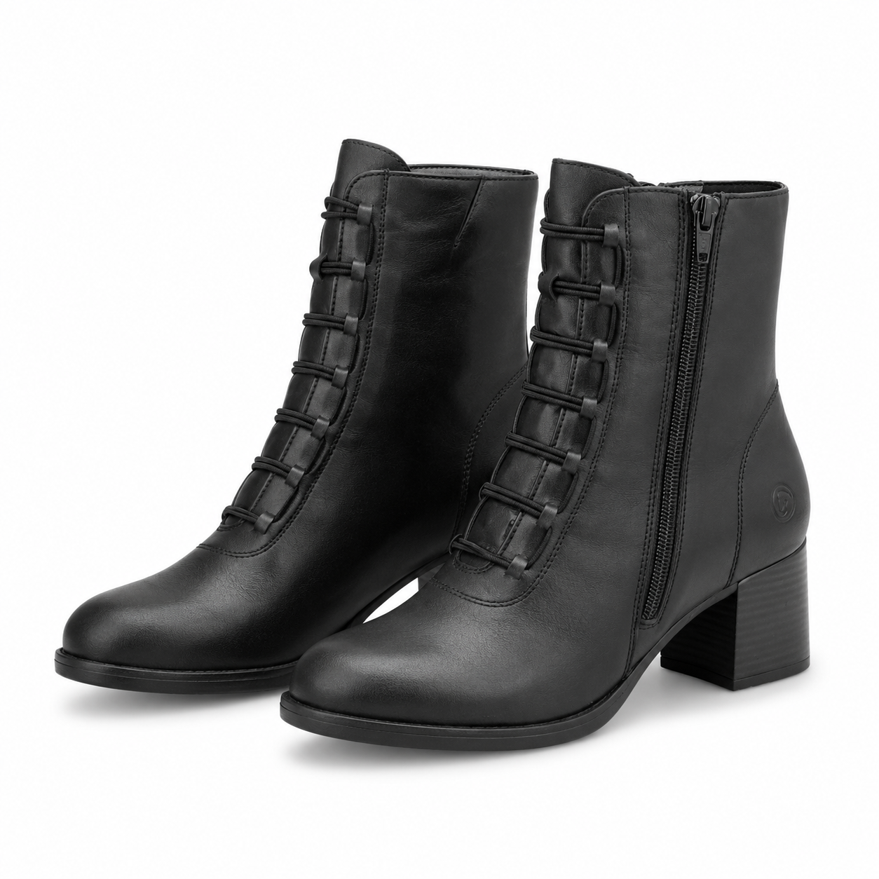 GHETE ELEGANTE DAMA REMONTE D0V79-00 NEGRE