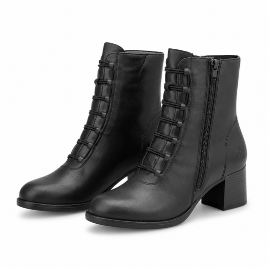 GHETE ELEGANTE DAMA REMONTE D0V79-00 NEGRE