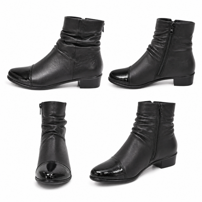 GHETE ELEGANTE DAMA RIEKER Y0773-00 NEGRE