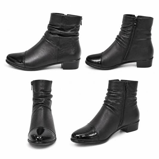 GHETE ELEGANTE DAMA RIEKER Y0773-00 NEGRE