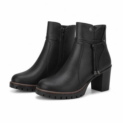 GHETE ELEGANTE DAMA RIEKER Y2567-00 NEGRE