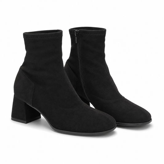 GHETE ELEGANTE DAMA TAMARIS 85308-45 001 NEGRE VELUR