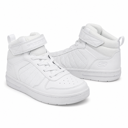 GHETE SPORT COPII SKECHERS 405633 WHT