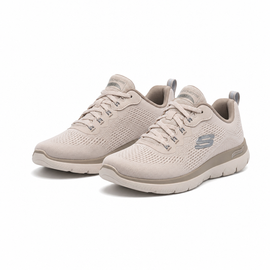 PANTOFI SPORT DAMĂ SKECHERS 150754 NTTP NATURAL/TAUPE