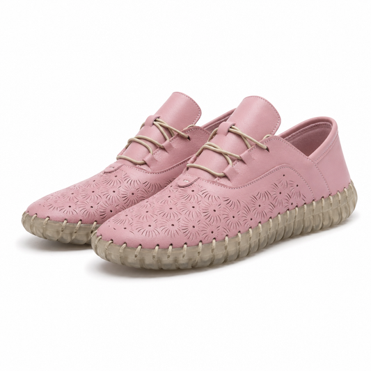 PANTOFI CASUAL DAMĂ BIO FLEX 023 CE-824 ROZ PUDRA