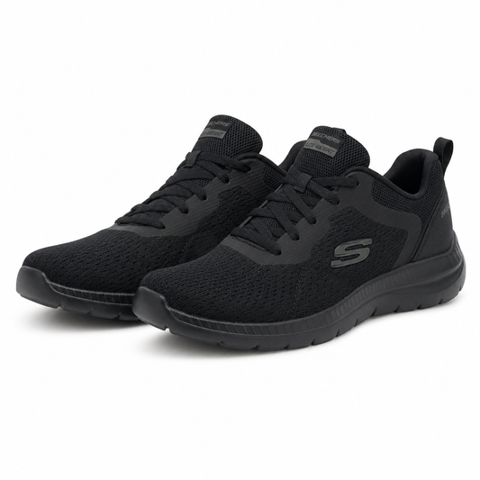 PANTOFI SPORT DAMĂ SKECHERS 12607 BBK NEGRI