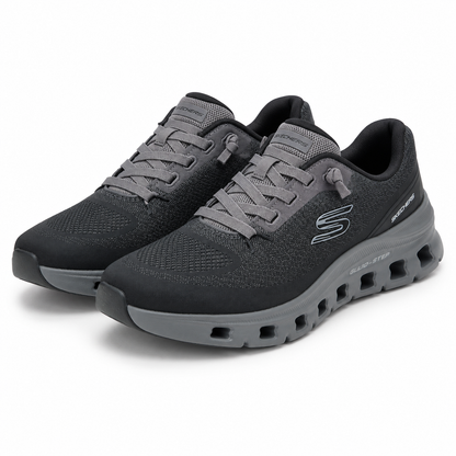 PANTOFI SPORT BĂRBAȚI SKECHERS 233132 BKCC NEGRI/GRI