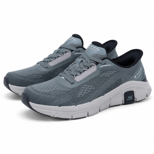 PANTOFI SPORT BĂRBAȚI SKECHERS 233218 SLT ALBASTRU-GRI