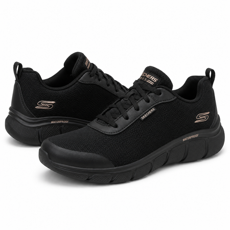 PANTOFI SPORT DAMĂ SKECHERS 117351 BBK NEGRI