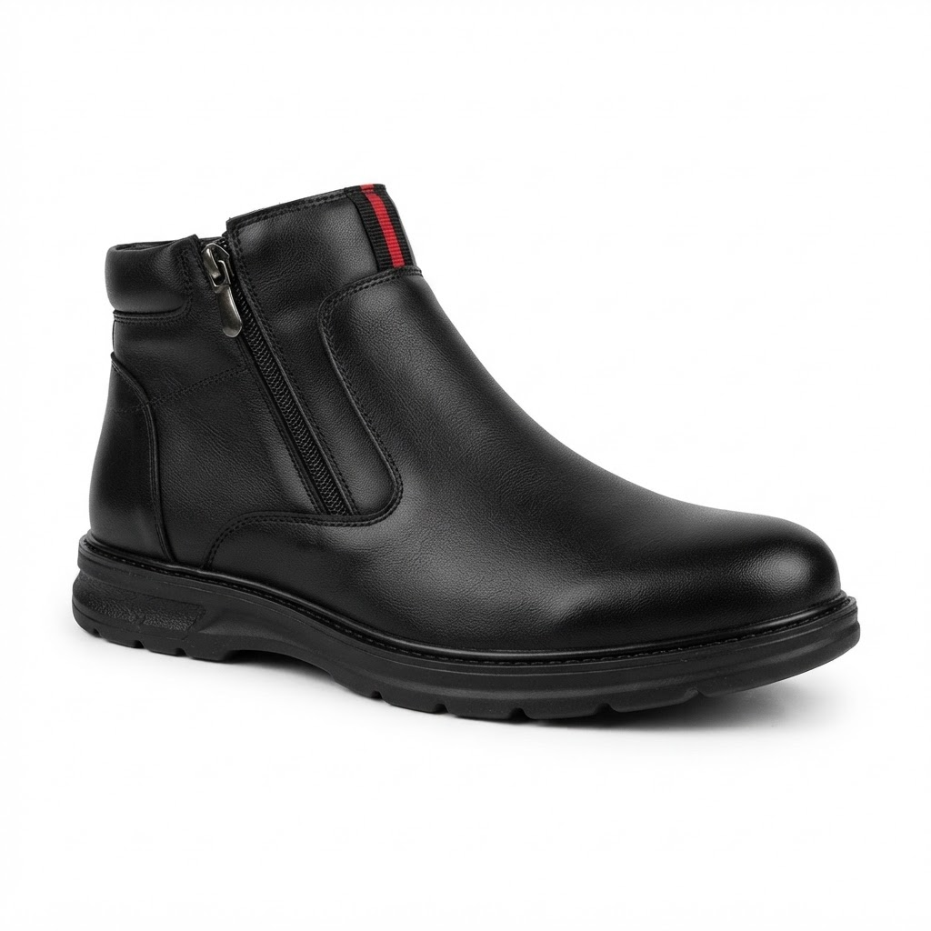 Ghete Casual Bărbați Mels L52681 Negru – vedere 3