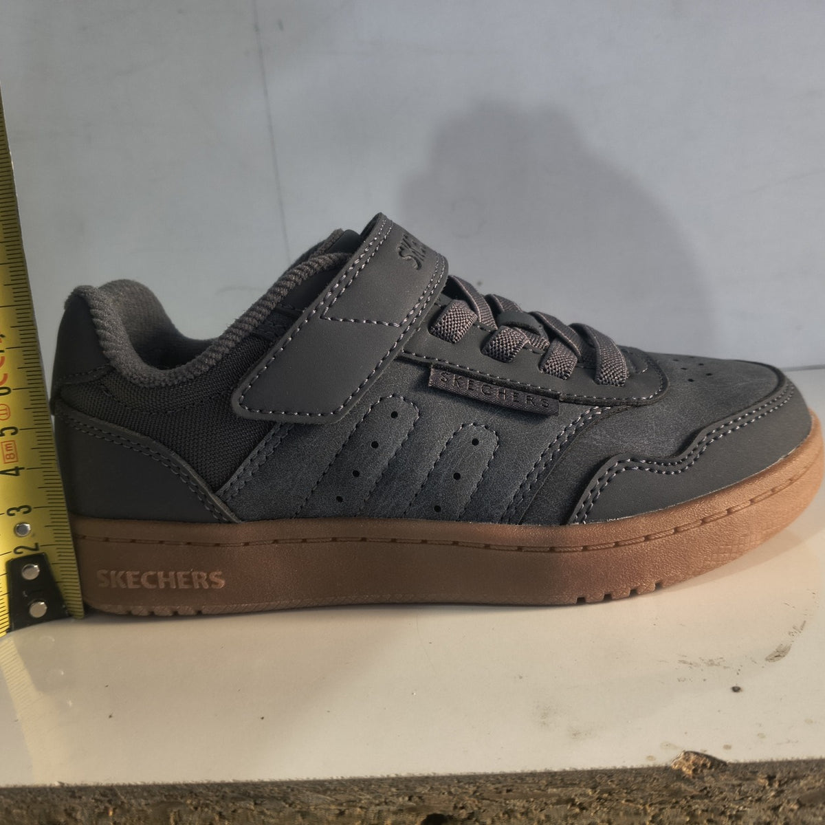 Pantofi Sport Băieți Skechers Quick Street City Mode 418028L Gri Antracit - poza receptie