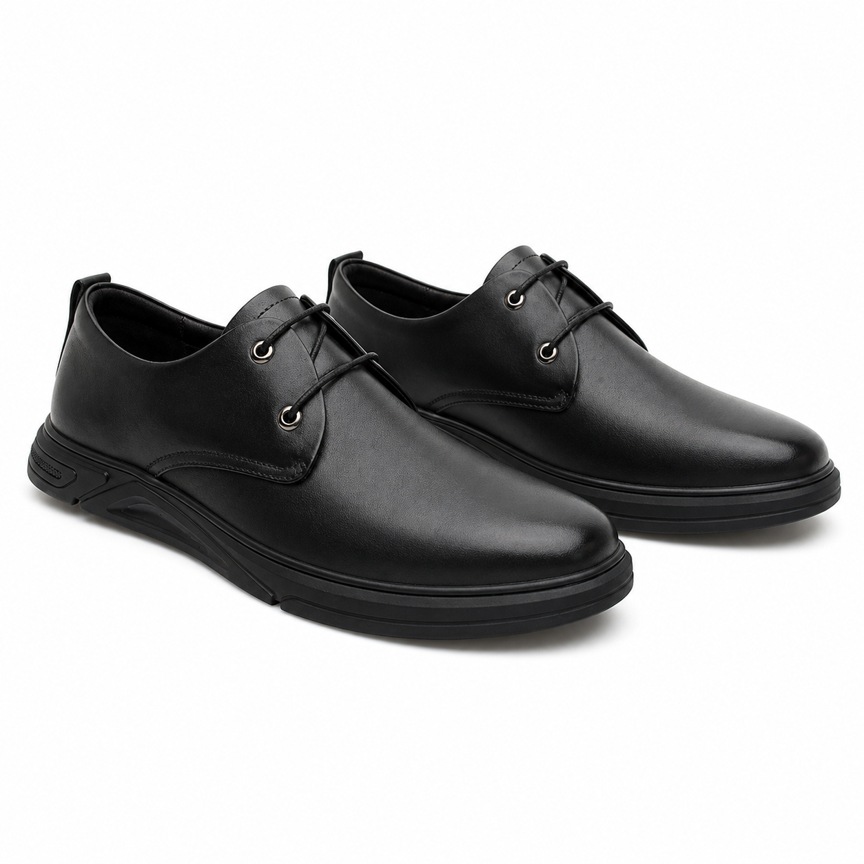 PANTOFI CASUAL BARBATI FRANCO GERARDO 02-205 NEGRI CU BEJ