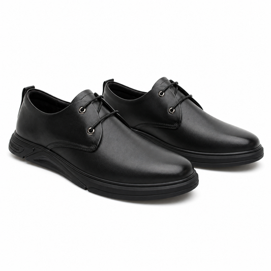 PANTOFI CASUAL BARBATI FRANCO GERARDO 02-205 NEGRI CU BEJ